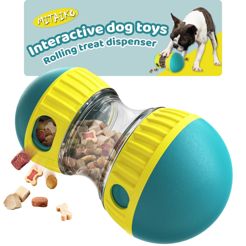 Adjustable Slow Feeder Ball and Dog Puzzle Toy for Treats