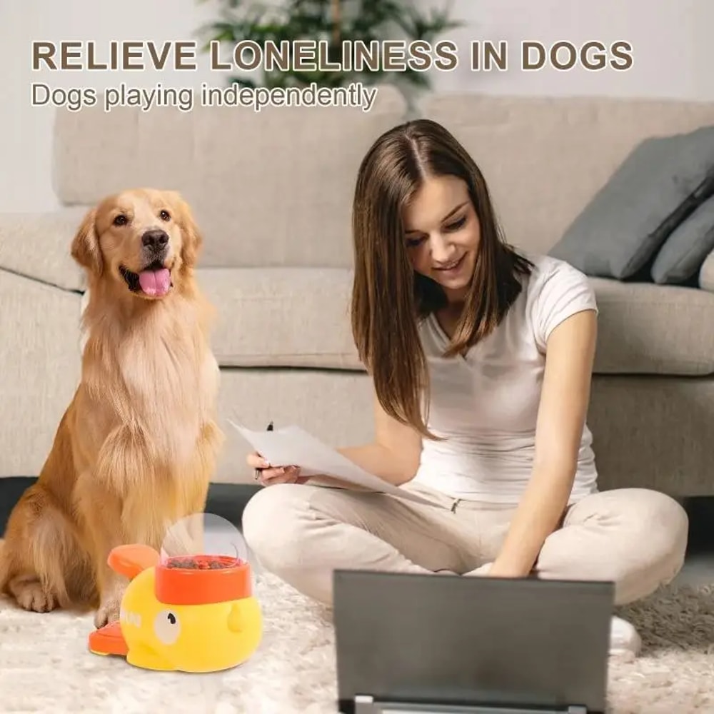 Duck Treat Dispenser Interactive Dog Toy and Slow Feeder