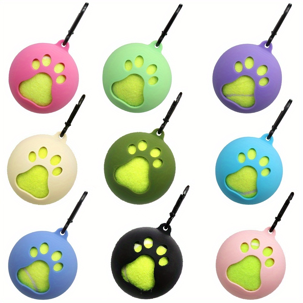 Tennis Ball Holder With Carabiner For Hands Free Dog Walks And Training 2