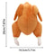 Roast Chicken Squeaky Dog Toy Plush Crinkle Chew Toy for Dogs and Cats