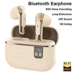 bluetooth wireless earbuds with enc noise reduction and dual connection