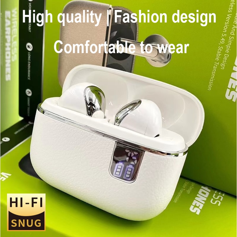 Bluetooth Wireless Earbuds with ENC Noise Reduction and Dual Connection