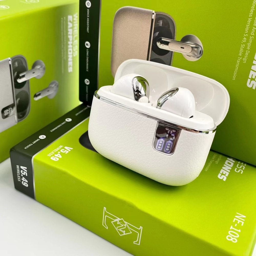 Bluetooth Wireless Earbuds with ENC Noise Reduction and Dual Connection
