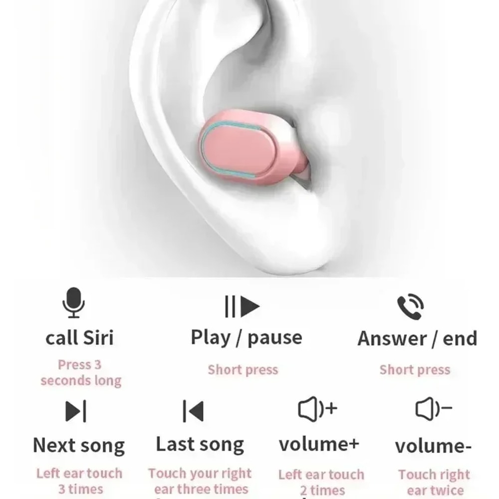 Low Latency Wireless Gaming Earbuds Bluetooth Sport Earphones 4