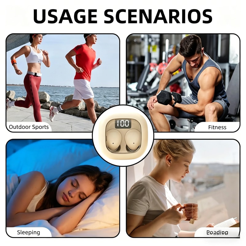 Earbuds Bluetooth Mini Wireless Earphones With Mic 5