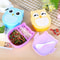 Cute Owl Kids Lunch Box Microwave Safe Portable Bento Food Container 1