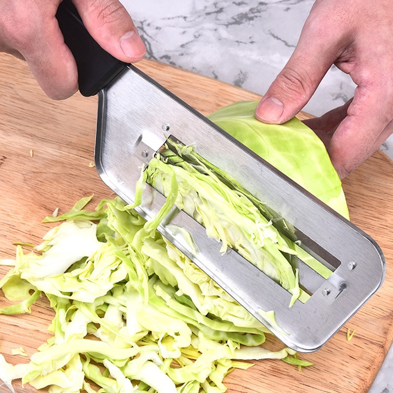 Double Blade Vegetable Slicer Knife for Cabbage Onion and Kitchen Prep