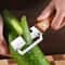 Stainless Steel Vegetable Peeler With Wooden Handle For Fruits And Veggies 3
