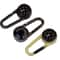 Mini Survival Carabiner Compass Keychain with Thermometer