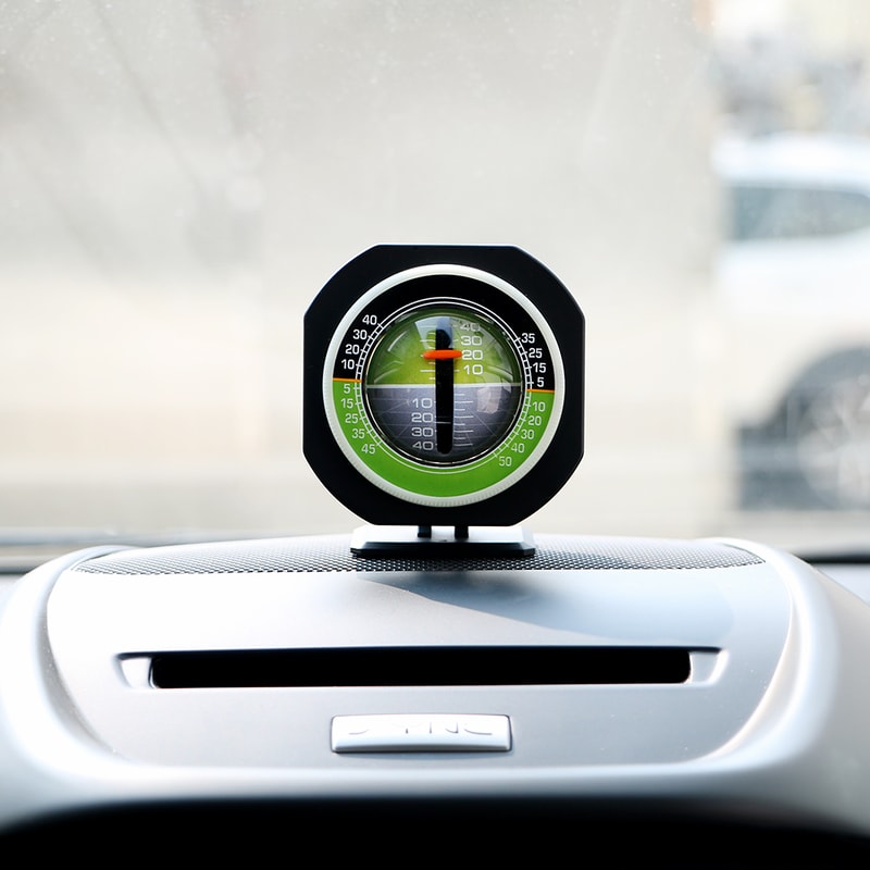 High Precision Car Inclinometer & Slope Meter Gauge with LED Display Vehicle Angle Level Gauge