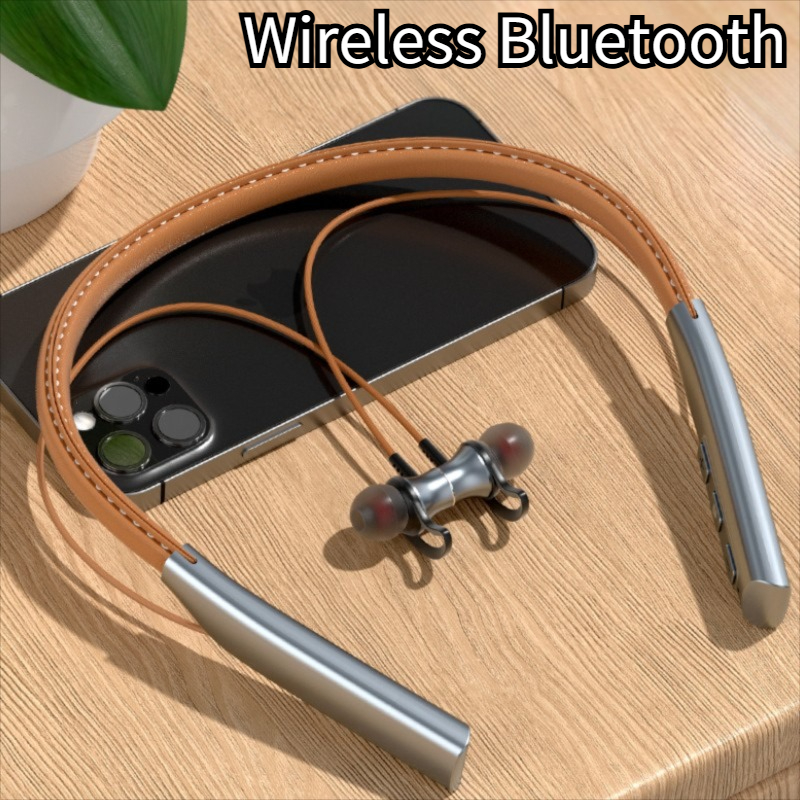 Premium Sport Wireless Neckband Earbuds With Mic Bluetooth Neckband Earphones 0