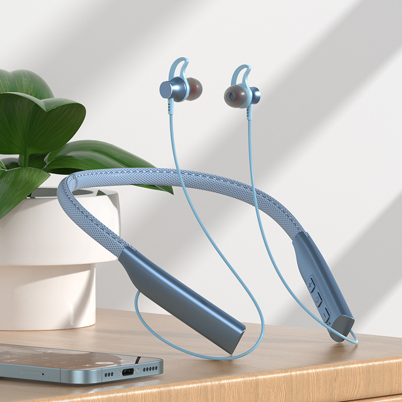 Premium Sport Wireless Neckband Earbuds With Mic Bluetooth Neckband Earphones 7