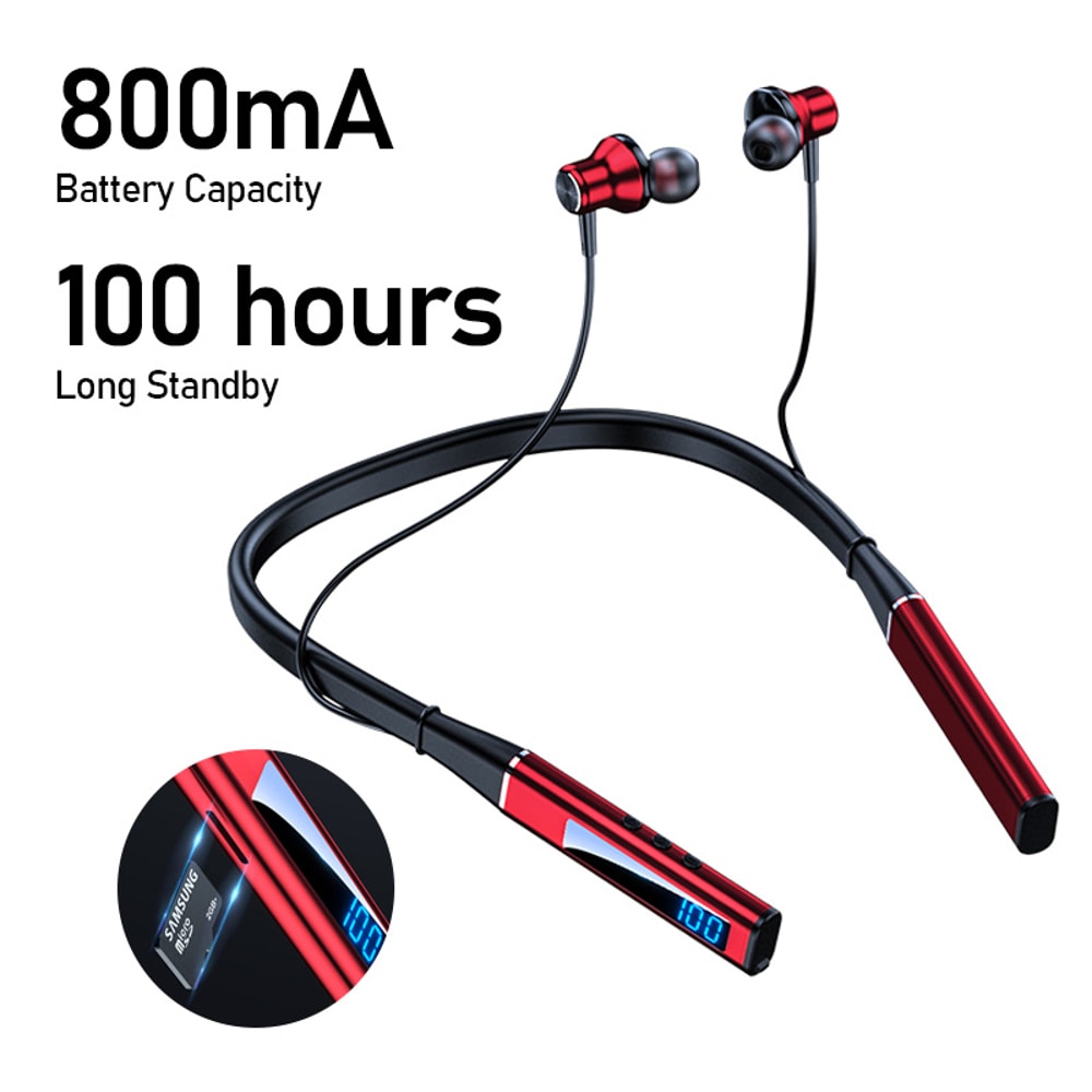Premium Sport Wireless Headphones With Noise Canceling Bass Stereo 0
