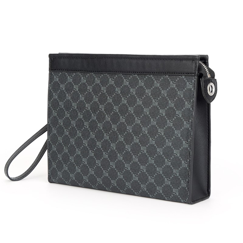 Premium Mens Business Wristlet Leather Phone Wallet Clutch Bag Envelope Organizer 0