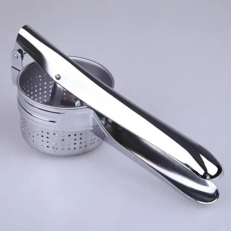 Premium Stainless Steel Potato Masher & Vegetable Ricer Kitchen Cooking Tool