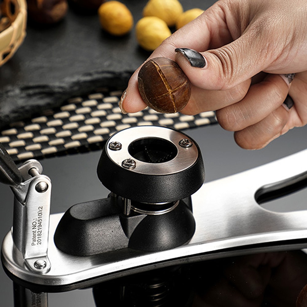 Premium Stainless Steel Chestnut Walnut Pliers Nutcracker Tool Chestnut Opener 3