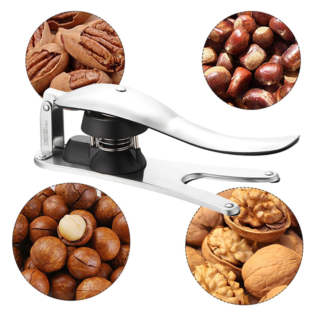 Premium Stainless Steel Chestnut Walnut Pliers Nutcracker Tool Chestnut Opener 4
