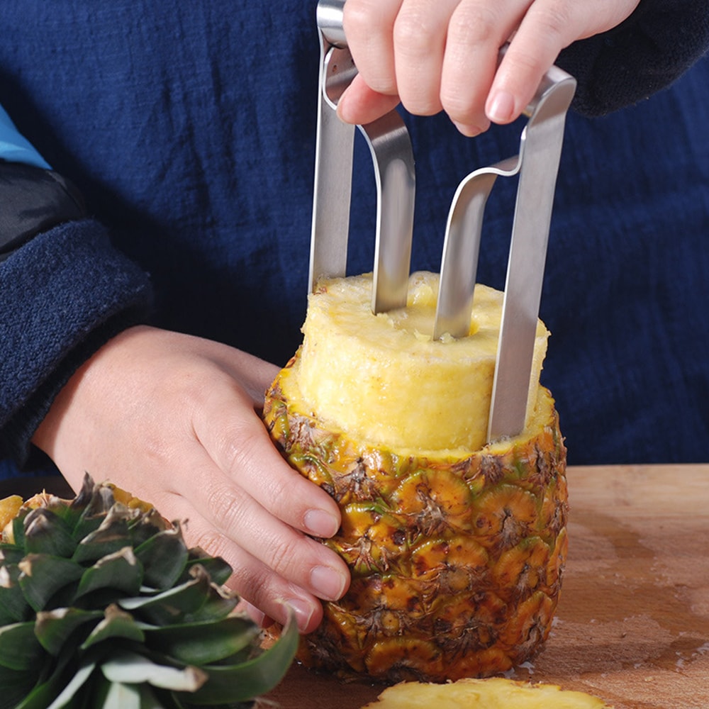 Premium Pineapple Peeler Cutter Stainless Steel Fruit Corer 1