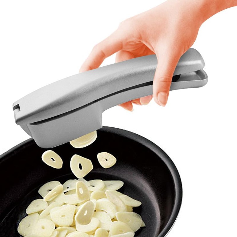 Premium Manual Garlic Press & Vegetable Chopper Kitchen Tool