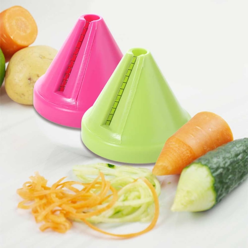 Conical Spiral Vegetable Potato Slicer Rust Proof Rotary Shredder 2