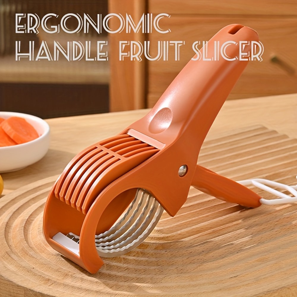 Multifunctional Vegetable & Fruit Slicer with Adjustable Blades Carrots, Cucumbers, Tomatoes