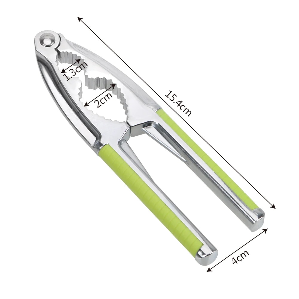 Premium Stainless Steel Nut Cracker Quick & Easy Walnut, Pecan & Hazelnut Plier Tool