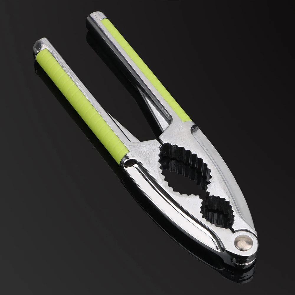 Premium Stainless Steel Nut Cracker Quick & Easy Walnut, Pecan & Hazelnut Plier Tool