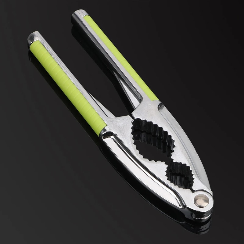 Premium Stainless Steel Nut Cracker Quick & Easy Walnut, Pecan & Hazelnut Plier Tool