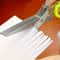 Premium Multi Layer Stainless Steel Kitchen Scissors Herb & Veggie Shredder Shears
