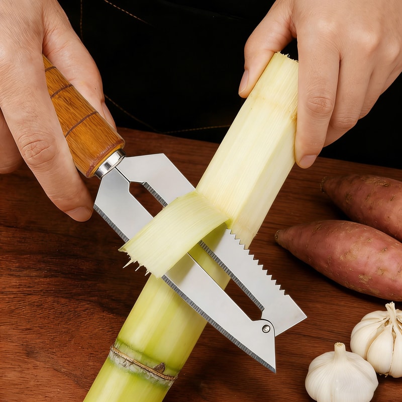 Durable Sugarcane Peeler & Multifunctional Fruit Vegetable Knife