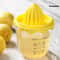 Manual Citrus Juicer Portable Fruit Hand Squeezer for Lemons & Oranges