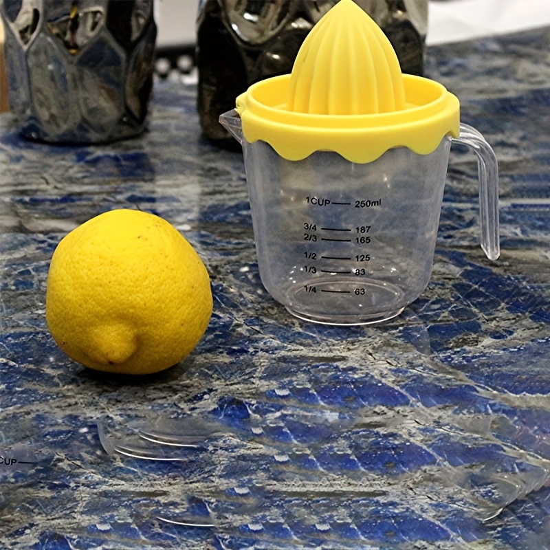 Manual Citrus Juicer Portable Fruit Hand Squeezer for Lemons & Oranges