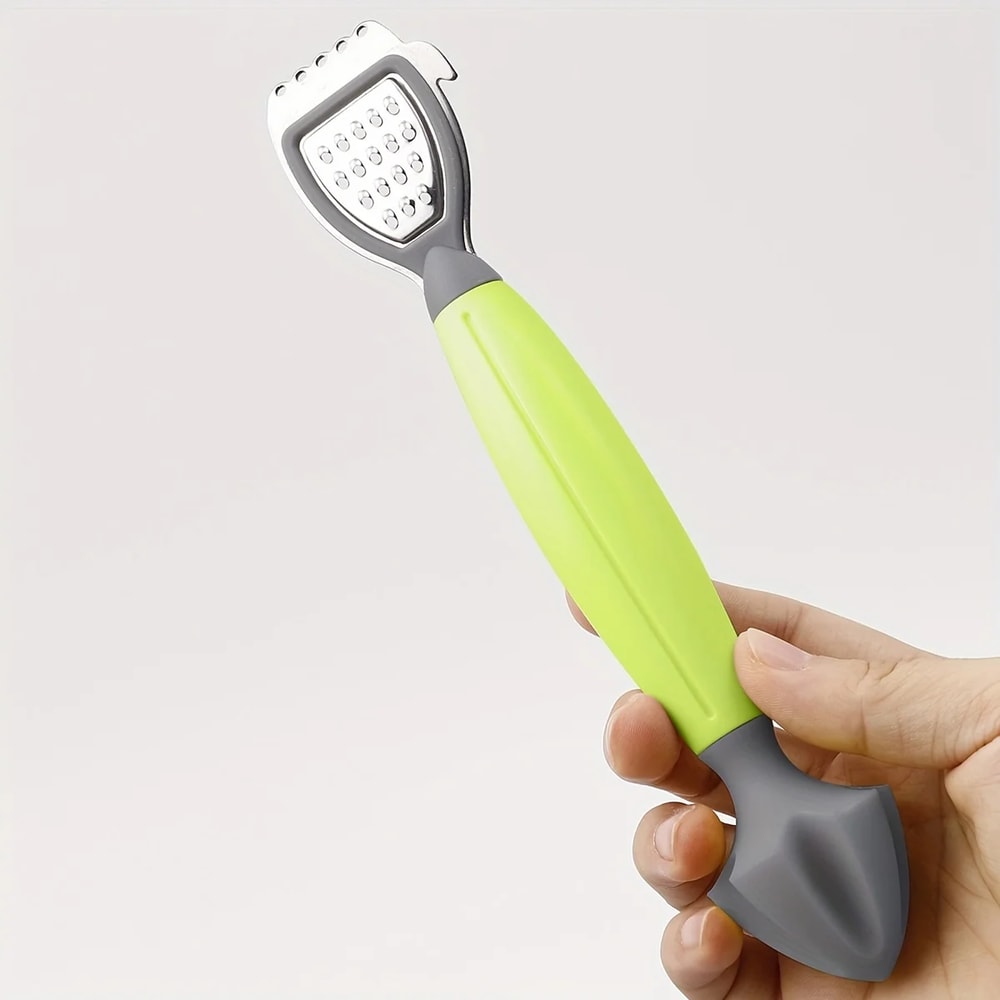 Multifunctional Lemon Zester & Juicer with Stainless Steel Blade for Easy Citrus Grating