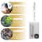 Mini Survival Compass Keychain With Thermometer Outdoor Hiking Tool 1
