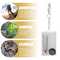 Mini Survival Compass Keychain With Thermometer Outdoor Hiking Tool 1