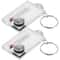 Mini Survival Compass Keychain With Thermometer Outdoor Hiking Tool 5