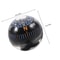 Black Mini Car Dashboard Compass Outdoor Navigation for Motorcycle & Hiking
