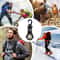 Outdoor Carabiner Pocket Watch With Glow Compass Waterproof Quartz 4