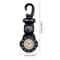 Outdoor Carabiner Pocket Watch With Glow Compass Waterproof Quartz 5