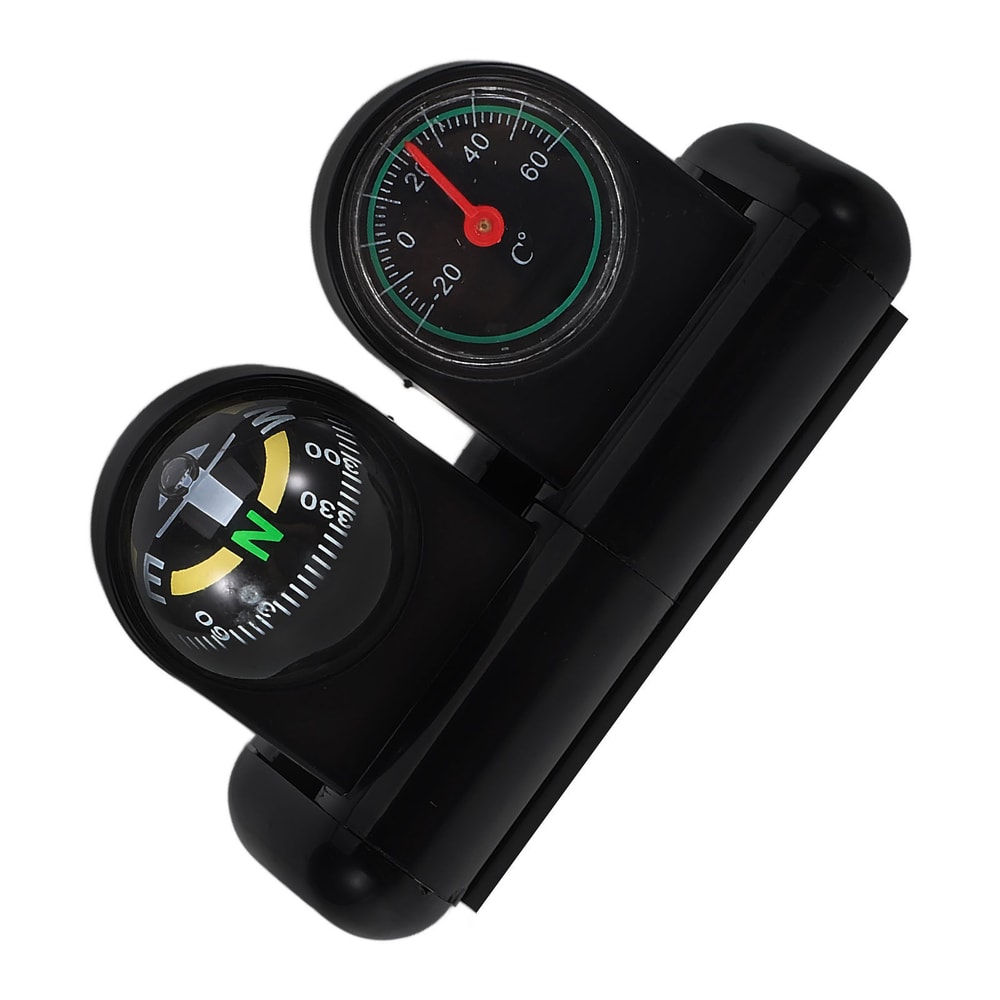 Premium Car Dashboard Compass Thermometer Navigation Ball Gauge 5