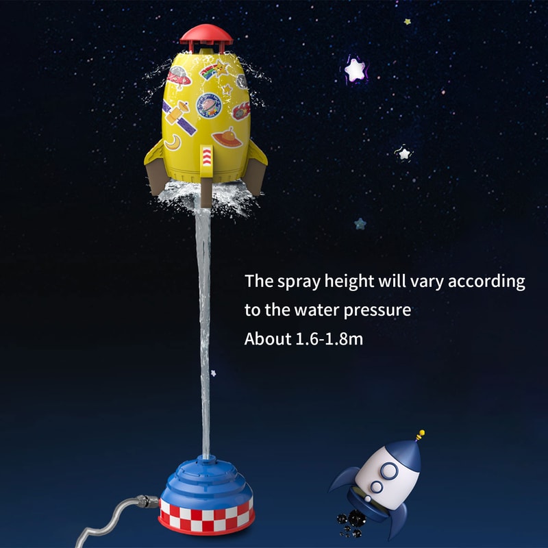 Outdoor Water Rocket Launcher Toy For Kids Garden Fun Sprinkler 2