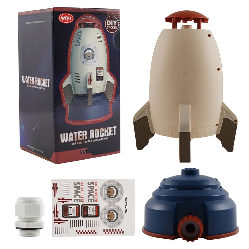 Outdoor Water Rocket Launcher Toy For Kids Garden Fun Sprinkler 6