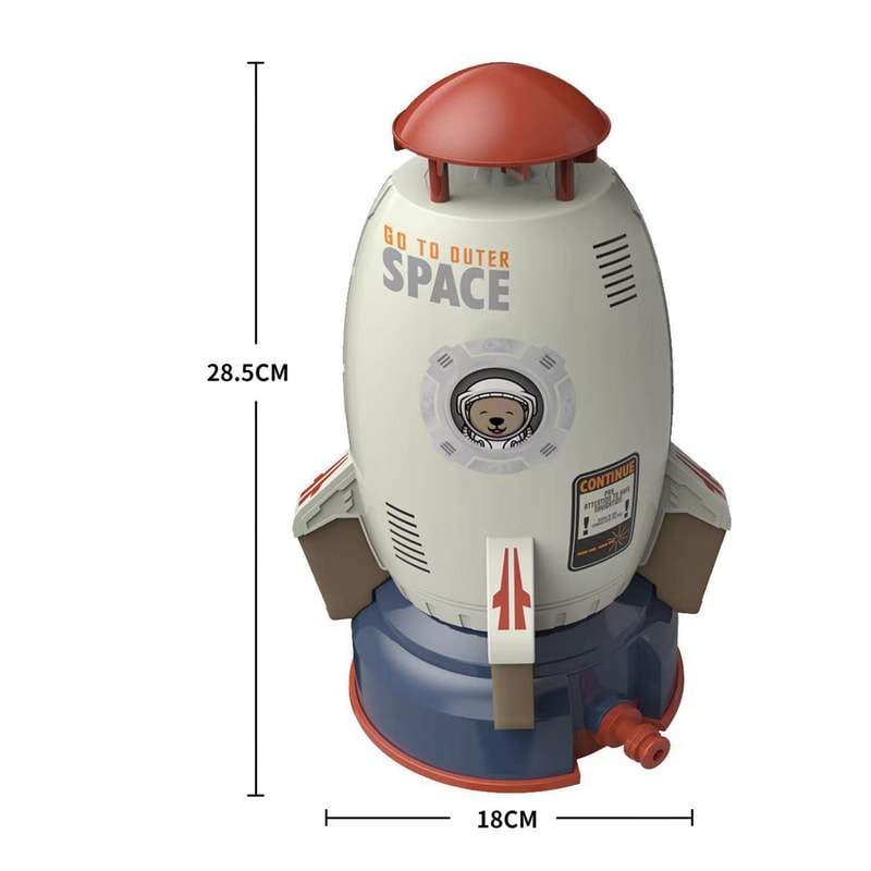 Outdoor Water Rocket Launcher Toy For Kids Garden Fun Sprinkler 5