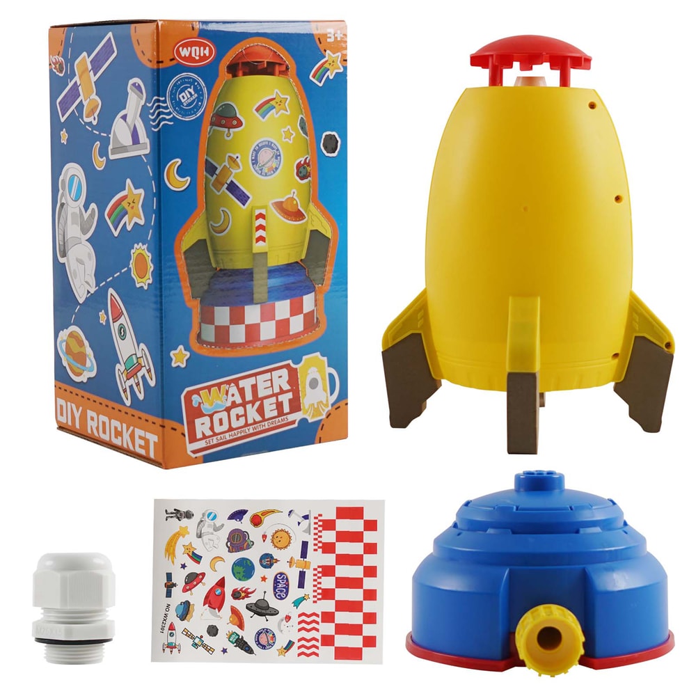 Outdoor Water Rocket Launcher Toy For Kids Garden Fun Sprinkler 8