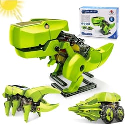 solar robot dinosaur kit for kids learning toy