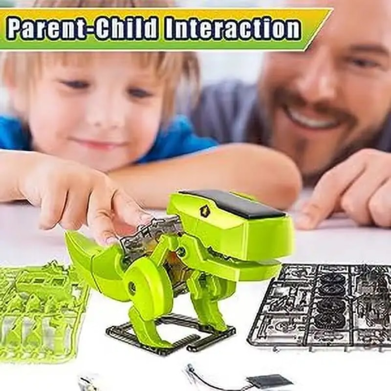 Solar Robot Dinosaur Kit for Kids Learning Toy