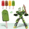 Magnetic Transforming Robot Toy Ice Cream Warrior Action Figure For Kids Educational Kids Robot Gif 0