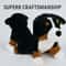 Ultra Realistic Bernese Mountain Dog Plush Soft, Child Safe Companion