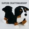 Ultra Realistic Bernese Mountain Dog Plush Soft, Child Safe Companion