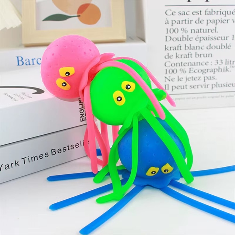 Interactive Octopus Kids Bath Toy Squeeze & Spray Water Play Toy for Bathtub, Pool & Summer Gifts